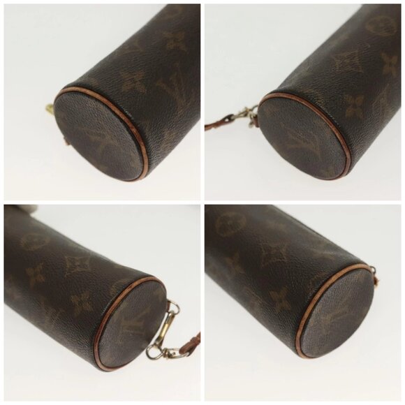 LOUIS VUITTON Monogram Papillon Pouch LV Auth 136696 - Picture 16 of 16